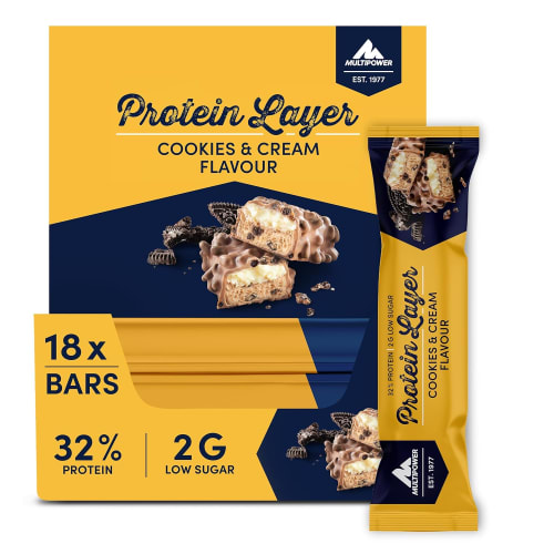 Protein Layer - 18x50g - Cookies & Cream — Bild 2