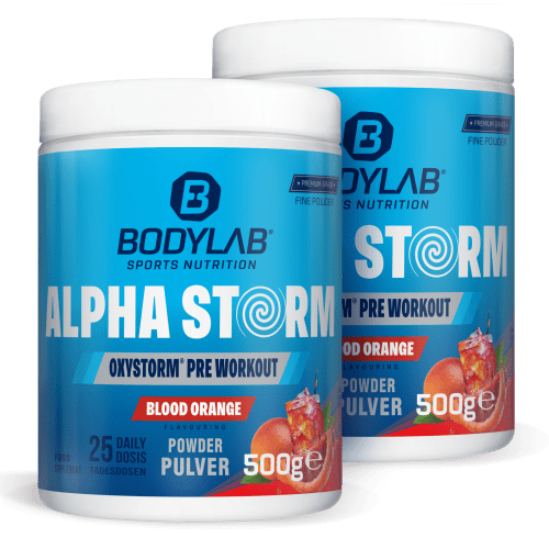 2 x Alpha Storm - OXYSTORM® Pre Workout Blood Orange (je 500g)