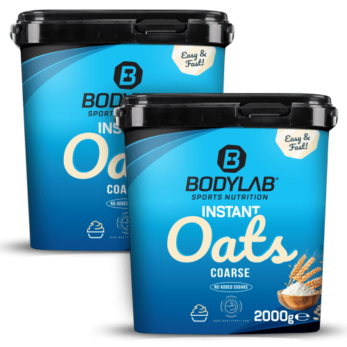 2 x Instant Oats coarse (grob gemahlen) (je 2000g)