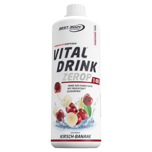 Vital Drink Konzentrat - 1000ml - Banane-Kirsch — Bild 2