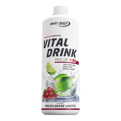 Vital Drink Konzentrat - 1000ml - Cranberry Lime — Bild 2