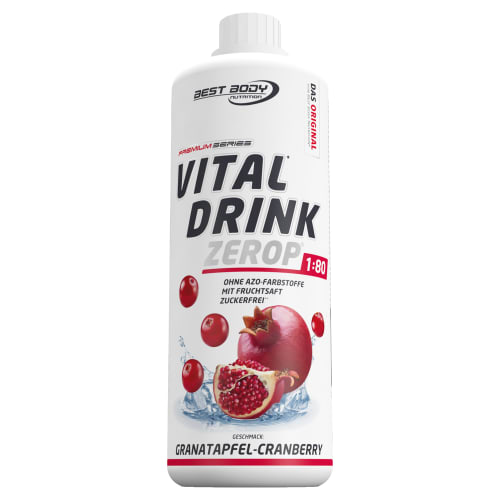 Vital Drink Konzentrat - 1000ml - Pomegranate Cranberry — Bild 2