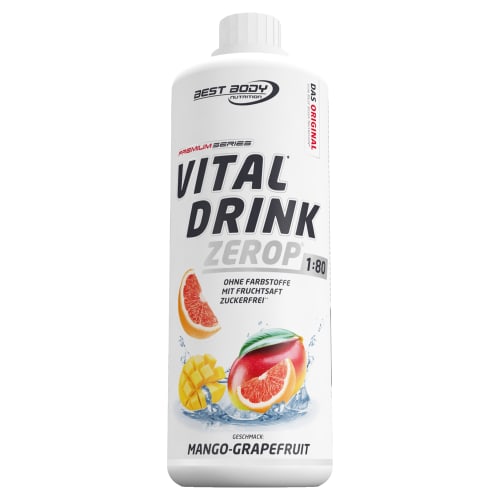 Vital Drink Zerop - 1000ml - Mango Grapefruit — Bild 2