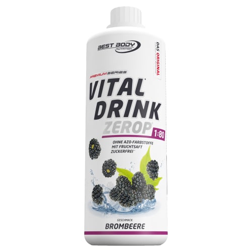 Vital Drink Konzentrat - 1000ml - Blackberry — Bild 2