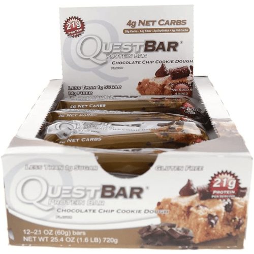 Quest Bar - 12x60g - Chocolate-Chip Cookie