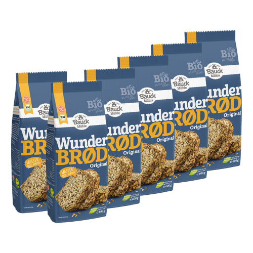 Bio Backmischung Wunderbrød Haferflockenbrot (600g) — Bild 2
