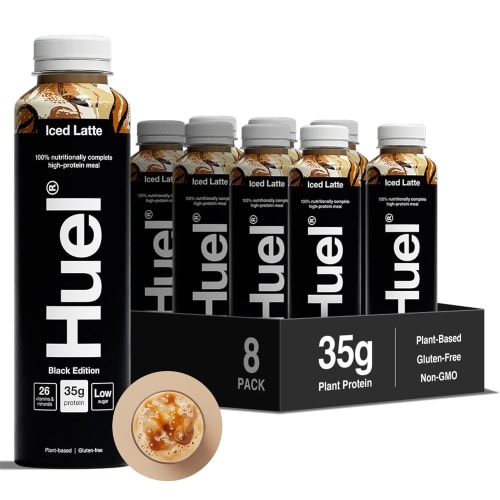 Huel Black Edition Trinkmahlzeit - 8x500ml - Caffè Latte — Bild 2