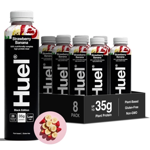 Huel Black Edition Trinkmahlzeit - 8x500ml - Strawberry Banana — Bild 2