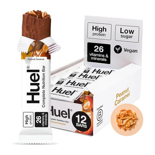 Huel Complete Nutrition Bar - 12x55g - Peanut Caramel