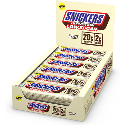 Snickers Low Sugar High Protein Bar - 12x57g - White Chocolate — Bild 2