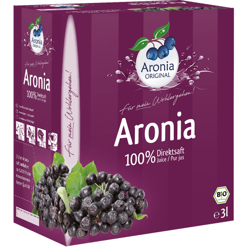 Aroniasaft 100% Direktsaft bio (3000ml) — Bild 2