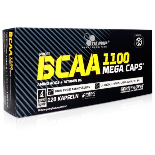 BCAA Mega Caps 1100 (120 Kapseln) — Bild 2