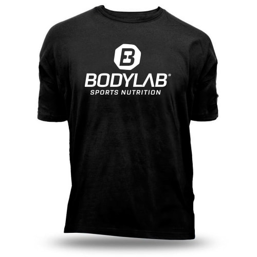 Bodylab24 T-Shirt schwarz mit weißem Schriftzug - S — Bild 2