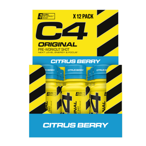 C4 Energy Shot - 12x60ml - Citrus Berry — Bild 2