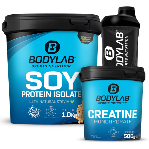 Bodylab24 Vegan Deal mit Soja Protein Isolat + Creatine Powder — Bild 2