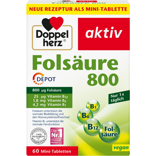 Folsäure 800 Depot (60 Tabletten) — Bild 2