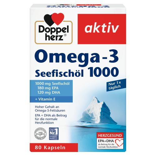 Seefischöl Omega3 1000 (80 Kapseln) — Bild 2