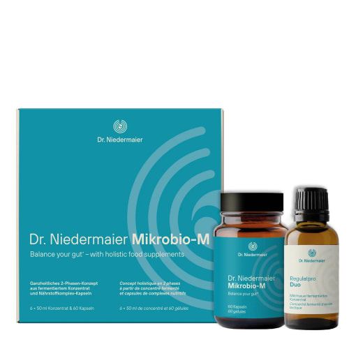 Mikrobio-M Monatsbox (6x50ml Konzentrat + 60 Kapseln) — Bild 2