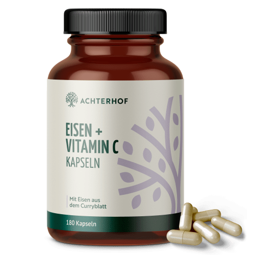 Eisen + Vitamin C Kapseln (180 Kapseln) — Bild 2