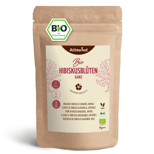 Bio Hibiskusblüten ganz (500g) — Bild 2