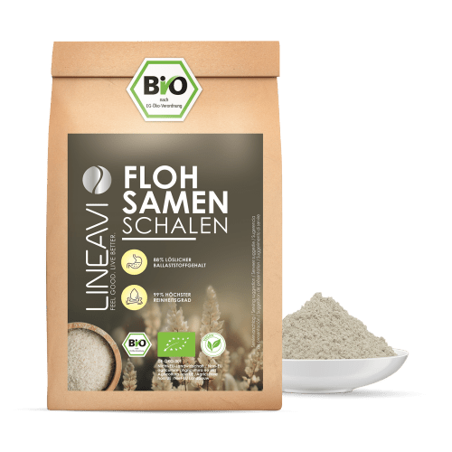 Flohsamenschalen Bio (1000g) — Bild 2