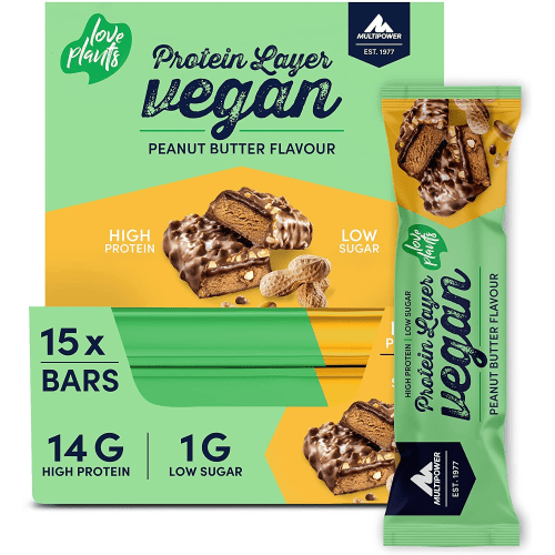 Vegan Protein Layer - 15x55g - Peanut Butter — Bild 2