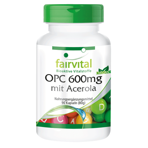 OPC 600mg mit Acerola (90 Kapseln) — Bild 2