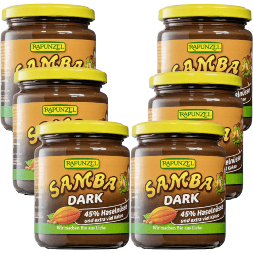 Samba Dark zartbitter Nuss-Nougat-Creme bio (3x250g) — Bild 2