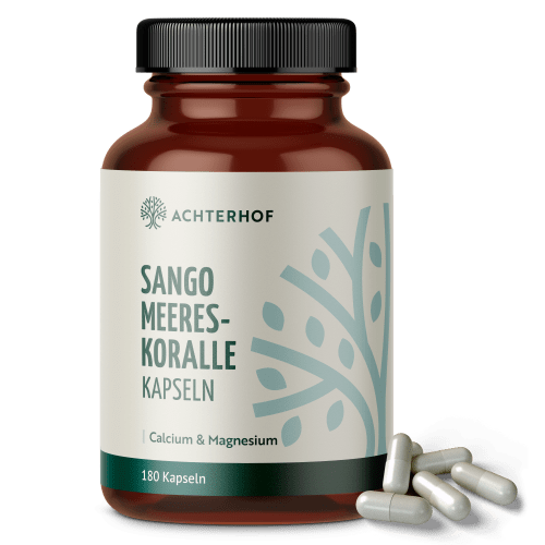Calcium Magnesium Sango Meereskoralle Kapseln (180 Kapseln) — Bild 2