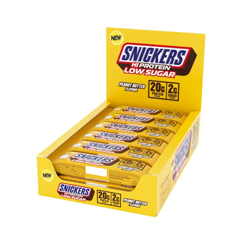 Snickers High Protein Low Sugar Bar Peanut Butter (12x57g) — Bild 2