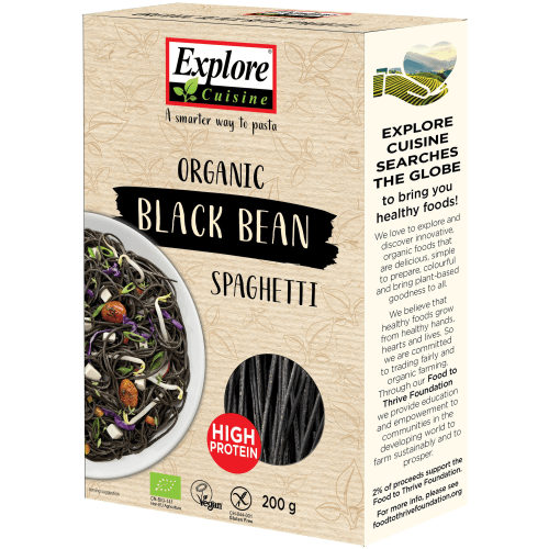 Spaghetti schwarze Bohnen bio (200g)