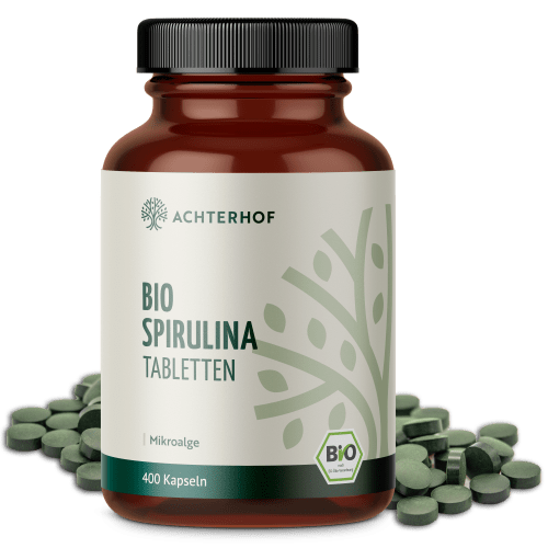 Spirulina Algen Tabletten Bio (400 Tabletten) — Bild 2