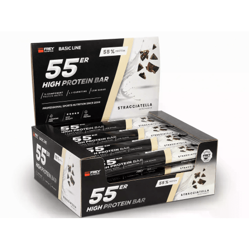 Proteinriegel 55er - 20x50g - Stracciatella
