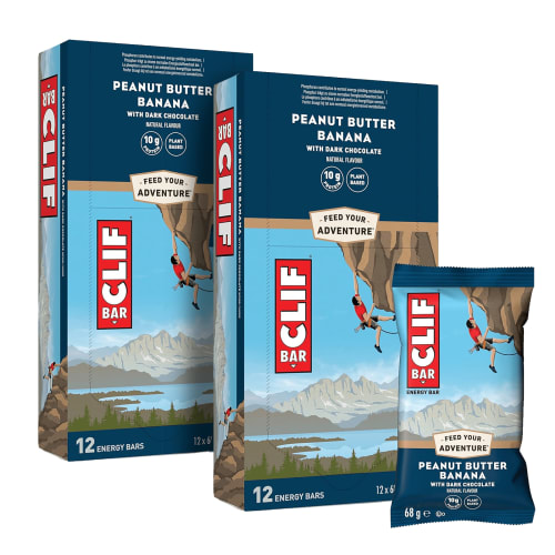 Clif Bar - 12 x 68g - Peanut Butter Banana with Dark Chocolate — Bild 2