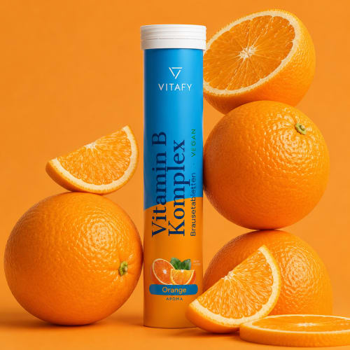 Vitamin B Komplex - Orange (20 Brausetabletten) — Bild 2