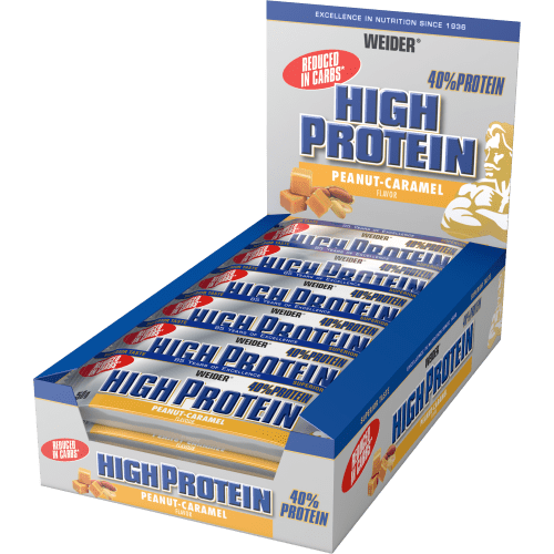 40% High Protein Bar - 24 x 50g - Erdnuss-Karamell — Bild 2