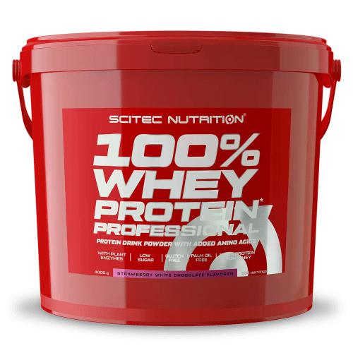 100% Whey Protein Professional - 4000g - Strawberry White Chocolate